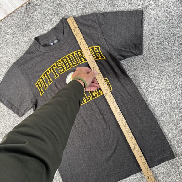 Pittsburgh Steelers Shirt Mens Small Gray NFL Football Graphic Tee T-Shirt - Picture 2 of 7